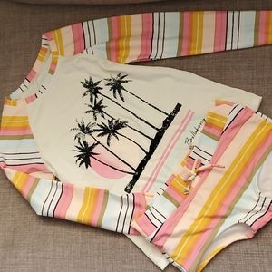 Billabong Rashguard and Bottom Swim Set